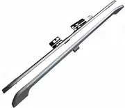 Roof Racks Compatible for Mitsubishi Pajero V73 V97 1997-2017 Top Roof Rack Rail Luggage Cross Bar Aluminum Alloy(V73 Silver)