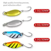 2/3/5g Trout Spoons Brass Fishing Spoons Pesca Micro Metal Lures Area Trout Fish