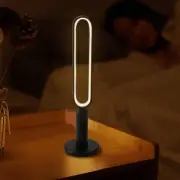 Classic Circle LED Table Lamp Warm Light, Portable Night Light for 13.5 Inch ...