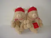 Wondershop Target Bullseye Bears Women's Men's Slippers W 8/9, M 7/8