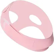 FRCOLOR Line Lifting Facial Mask Chin Lift Band Reusable Face Strap for Double Chin Reduction Sculpting V Shaped Contour Comfortable Fit for Day Night Use