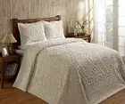 Better Trends 100% Cotton Chenille Bedspreads Full/Double Size, Rio Collectio...