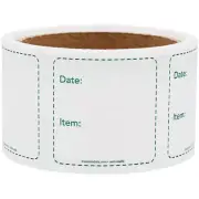 Dissolvable Food Rotation Canning Stickers, 2 Inches, 200 Labels on a Roll