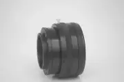 Praktina FX Lens onto Canon EOS R RF mount adapter with close focus adjus