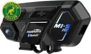 Motorcycle Bluetooth Intercom with Music Sharing, M1S Pro 2000M 8 Riders Group H