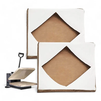 TeflonGuard 2 Pack: Non-Stick Heat Press Platen Cover - High Temp Resistant Subl