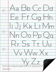 Jumbo Magnetic Notebook Paper - Magnetic Handwriting Paper for Classroom, Dry Erase Notebook Paper, Magnetic Lined Paper for Whiteboard, Simply Magic 23x17