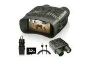 Night Vision Goggles 4K Infrared Night Vision Binoculars with Motion Detection for Surveillance Tactical Gear-Army Green