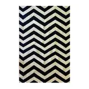 Lakers Flat Weave Black White Rug
