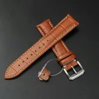 在飛比找蝦皮購物優惠-TTJ/代替使用/手錶帶真皮男女錶鏈防水機械腕錶配件頭層牛皮