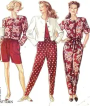 New Look Sewing Pattern 6969 Jacket Pants Shorts Jumpsuit Misses Size 8-18