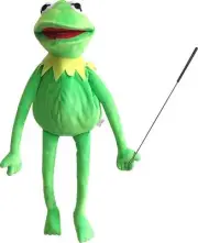 Kermit Frog Puppet With Puppets Control Rod And 50 Pcs Kermit The Frog Puppet -