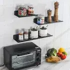 Iron Kitchen Shelves Punch-free Faucet Storage Rack Bathroom Shelves Kitchen