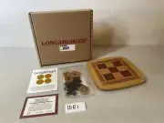 Longaberger New Lid Tic-Tac-Toe 58866 Wood 10E1