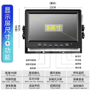 貨車行車記錄器 四路監視 高清夜視 360度全景 前後左右四錄 倒車影像