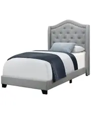 Monarch Specialties Linen Bed