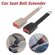 2Pcs Car Auto Seat Belt Extender Extention Buckle Safety Clip 25CM5CM Universal Safety Seatbelt Auto Interior Modeling Safety Clip For 21mm Locking Tab Car Ac
