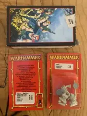 Warhammer Dwarf Hammerers Command Blister Sealed NOS and Original Stock Box OOP