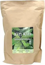 Kin Kin Naturals Lemon myrtle and Lime Essential Oil Dishwasher Powder 2.5 Kg, 2.5 kilograms