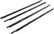4pcs Car Window Glass Sealed Strip Side Window Wheatherstrip Compatible for Toyota Corolla 2009-2012