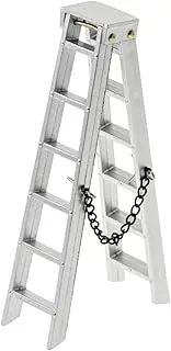 Generic Folding Ladder Model for 1/10 RC Car Decoration SCX10 90046, 10cm