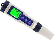 FELTECHELECTR Meter Portable Digital Saltwater Tester Digital Water Tester for Saltwater Aquarium Digital Water Tester High-Precision Digital Seawater Tester 5-in-1 Digital Water Tester