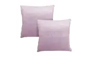 Alastairs Augusta Blush Pair of Flannel Fleece European Pillowcases