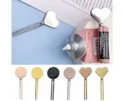 6Pcs Metal Toothpaste Tube Squeezer Key Dispenser Presser Roller Wringer Paint Tool