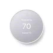 Google Nest Thermostat - Smart - Programmable Wifi Thermostat - Snow (C1)