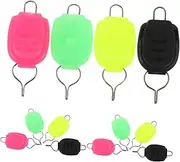 SUPVOX 20pcs Fishing Accessories Fishing Reel Clear Feeders Hooks Fishing Line Holder Buckle Lures Fishing Snaps Fishing Line Stoppers Fishing Line Spoolers Pickerel Rack Rig Belt Plastic