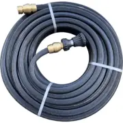 HOSE FACTORY Fire Reel Hose with Zorro Brass Fittings & Fire Nozzle 19mm