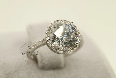 Dainty Zircon Sterling Silver Ring