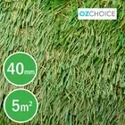 Synthetic Turf Artificial Grass Pile Natural Plastic Plant Fake Lawn 40mm 1x5m