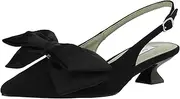 [EVOL] Evor Women's Pumps, Removable Ribbon Back Band Pumps, Black, 9.1 inches (23.0 cm), Black, 23.0 cm