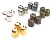 120 PCS End Caps Chain End Cap Crimp On Cord Jewelry Tools Making Supplies Tools