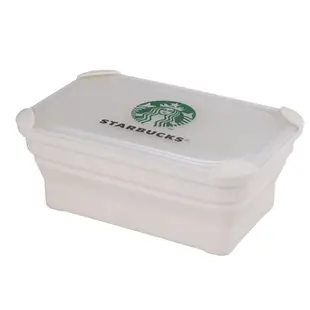 正版現貨♻️dr.Si 矽寶巧 星巴克 折疊 餐盒 木紋 環保 餐具 矽膠 巧餐盒 便當盒 保鮮盒 Starbucks