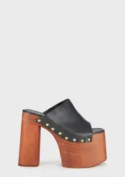 [Lemon Drop by Privileged] Foreman Platform Heels - Black