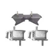 Front + Rear Engine Mount Kit for Toyota Landcruiser HZJ 78 79 4.2L Diesel