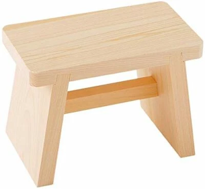 Japanese Bath Item Natural Wood Stool (M) Onsen Japan Hot spa spring Wooden