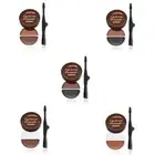 2 in 1 Brow Pomade Eyebrow Styling Cream Two Colors Eyebrow Pomade with Brush