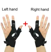 Lighted Gloves LED X2 Light Flashlight Gloves Outdoor Gear Rescue Night Fishing