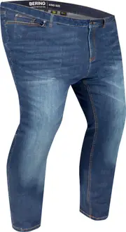 Bering Trust King Size Motorcycle Jeans, blue, Size XL for Men