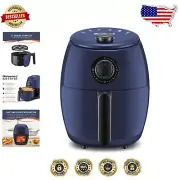 Space-Saving 1000W Hot Air Fryer with Timer & Touch Control for Guilt-Free Meals