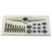 Steel 31pcs Mini HSS Tap and Die metric 1mm-2.5mm Watchmaker Model Tools Kit g