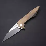 Koenig Knives Mini Goblin Gen 2 - Bronze Anodized / Silver Hardware / M390 Blade