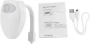 Rechargeable Toilet LED Motion Induction Bathroom Night Light Sensor