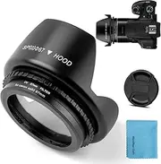 67mm Metal Filter Adapter Ring for Canon PowerShot SX30 IS/SX40 HS/SX50 HS SX70HS Digital Camera replacement Canon FA-DC67A filter adapter Tulip Flower Lens Hood uv filter