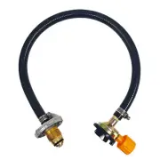 Reliable 50cm Propane Cylinder Refill Adapter Hose for Outdoor Activities