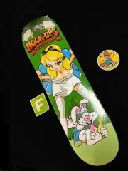 RARE Hook-Ups JK Alice & Friends In Wonderland Skateboard Deck Jeremy Klein 2011