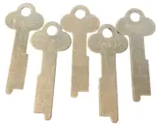 LOCKSMITH 5 YALE #3311 SAFE DEPOSIT KEY BLANKS
